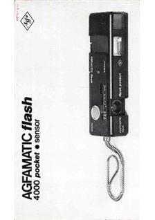 Agfa Agfamatic 4000 manual. Camera Instructions.
